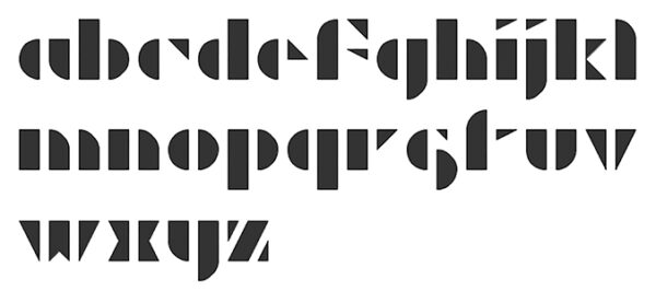 Albers typeface